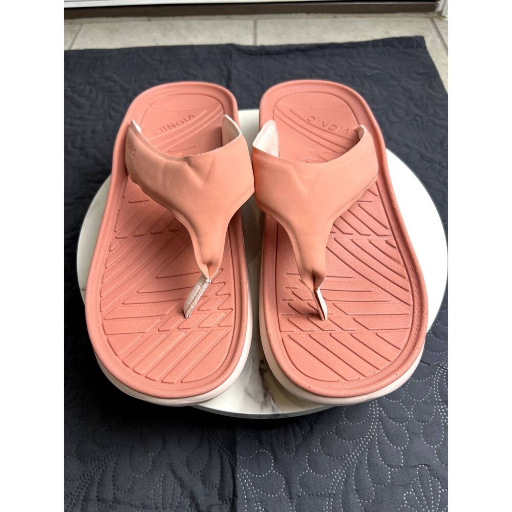 Vionic Restore Unisex Toe-Post Recovery Sandal Terracota SZ Mens 10.15/Womens 12